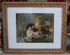 Framed Print 'The Artist's Garden, Paris' after Edouard Manet — listing 3
