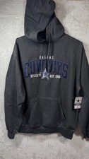 Dallas Cowboys Authentic Apparel Pullover Hoodie Size L Navy Embroidered — listing 6