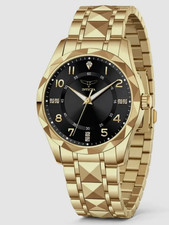 Invicta Specialty Men's Silver Dial Stainless Steel Watch with Jubilee Bracelet and Fluted Bezel