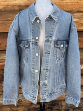 Vintage Levi's Denim Trucker Jacket, All Cotton, Made in USA, Size 42 70506 — listing 4