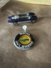 Hot Wheels Redline 'Beach Bomb' style Flower Power Van (Hippie Mobile) in Hot Pink/Magenta — listing 5