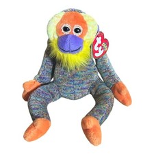Ty Beanie Babies Tan Orangutan Plush with Heart Tag, listing 6