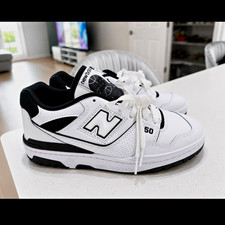 New Balance 550 Black White Low-Top Sneakers — listing 4