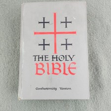 The Holy Bible, Confraternity Version - Vintage Catholic Hardcover Bible — listing 3