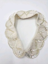 Vintage Beaded Faux Pearl Detachable Collar, Made in Japan — listing 5