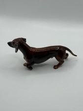 Vintage Porcelain Black Dachshund Puppy Figurine — listing 3