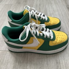 Nike Air Force 1 Low White/Yellow/Black/Green Sneakers — listing 5