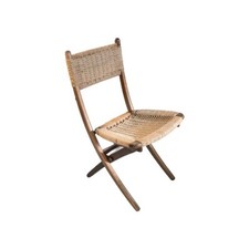 Mid-Century Modern Hans Wegner Style Woven Rope Lounge Chair — listing 3