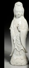 Blanc de Chine Porcelain Thousand-Armed Guanyin (Avalokiteshvara) Figure, 43" Tall No visible mark — listing 6