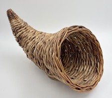 Woven Wicker Basket with Mary Beth Baxter Autumn Pumpkin Print Insert — listing 5
