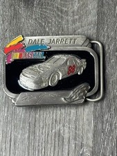 Dale Jarrett #88 Ford Credit NASCAR Winston Cup Pewter Belt Buckle, Limited Edition #189, American Legends Foundry — listing 3