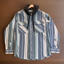 Trinity Coast Men's Short-Sleeve Striped Camp Collar Shirt — listing 4
