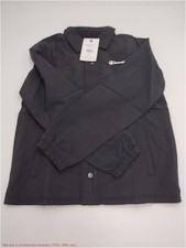 C9 Champion Boys' Hooded Quilted Hybrid Jacket, Size L (12-14), Black with Blue Zipper
