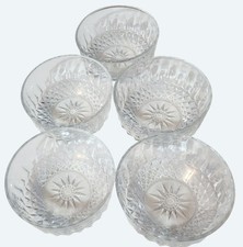Arcoroc Diamant Pattern Clear Glass Dessert Bowls Set of 5 — listing 2