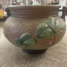Roseville Pottery Fuchsia Pattern Blue Jardiniere — listing 6