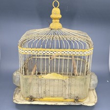 Frosted Glass Bird in Crystal Cage Trinket Box, 4.5 inch — listing 2