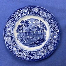 Liberty Blue "Monticello" Staffordshire Ironstone Dinner Plate — listing 3