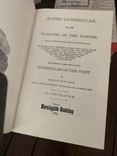 Noted Guerrillas, or the Warfare of the Border by John N. Edwards (1880, J.W. Marsh, St. Louis) — leather-bound edition, spine titled 'Lives of Frank & Jesse James and Noted Guerrillas' — listing 6