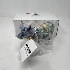 CowParade Map Cow #9162 Ceramic Figurine — listing 2