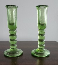 Jamestown Glasshouse Hand-Blown Green Glass Mug/Tankard, Colonial National Historical Park — listing 2