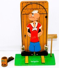 Vintage Popeye Spinach 'Strength Tester' High Striker Carnival Game by Harett-Gilmar