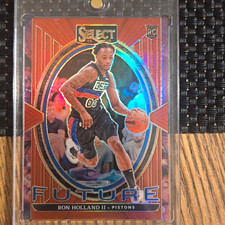 2024-25 Panini Select Ron Holland II Blue Cracked Ice Prizm Rookie Card — listing 3