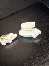 Cream Glazed Porcelain Seated Pig Figurine — listing 5