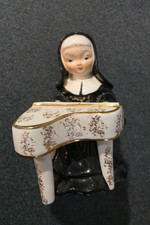 Vintage Bisque Porcelain Piano Baby Girl Night Light Lamp — listing 6