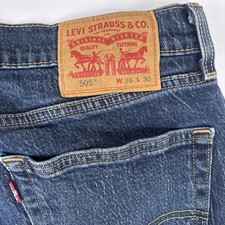 Levi's 505 Men's Straight Leg Jeans, Medium Wash, W33 L34 — listing 5