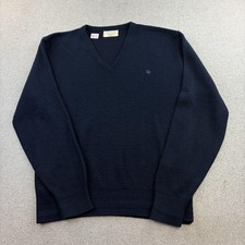 Vintage Christian Dior Green Textured Knit V-Neck Sweater, Size XL — listing 3