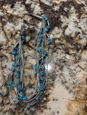 Navajo Ten Strand Liquid Silver Sterling Necklace, 22" Long with Hook Clasp — listing 6
