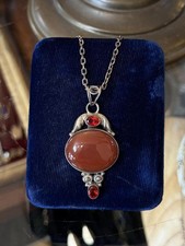 Vintage Carnelian Cabochon Adjustable Cocktail Ring — listing 6