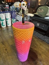 Starbucks Dia de Muertos 2024 Studded Tumbler 24oz Sunset Ombre — listing 6