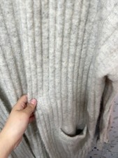 Fuzzy White Mohair/Angora Blend Knit Sweater — listing 3