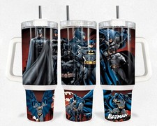 Batman Est. 1939 Glitter 40oz Tumbler with Handle and Yellow Lid — listing 3