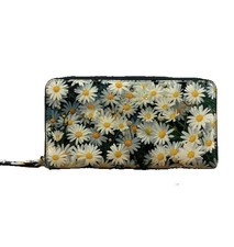 Kate Spade New York Lacey Zip-Around Continental Wallet in Black & Cream Stripe with Pink Rose Floral Print — listing 5