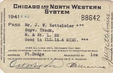 1907 Chicago & North-Western Railway Passenger Ticket Minneapolis to Pierre — listing 5