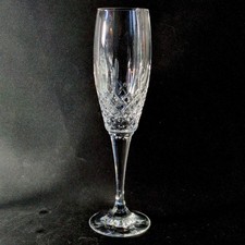 Cut Crystal Champagne / Wine Bucket with Scrolled Applied Handles and Swirl Cut Pattern — listing 2