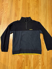 Vintage 90s Nautica Competition Colorblock Fleece 1/4 Zip Pullover, Men's Medium