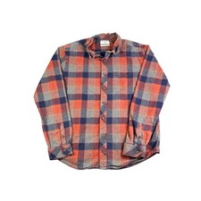 Billabong Core Fit Stretch Plaid Flannel Shirt, Size L — listing 6