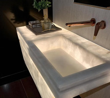 Gray Quartz/Stone Bathroom Vanity Countertop with Undermount Sink and Oil-Rubbed Bronze Faucet — listing 3