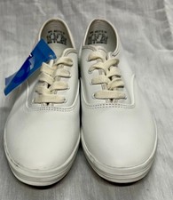 Keds Women's White Leather Lace-Up Sneakers with Ortholite Insole — listing 4