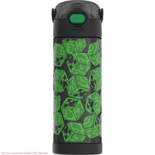 Thermos FUNtainer Minecraft Stainless Steel Insulated Food Jar, 10 oz