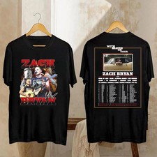 Zach Bryan "The Boys Are Out And They're Angry" Graphic Tour T-Shirt, Size Medium, listing 5