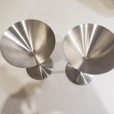 OGGI Stainless Steel Martini Glasses, Set of 2