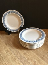 Wedgwood Queensware Embossed Grapevine Dinnerware Set, Cream on Lavender Blue — listing 6