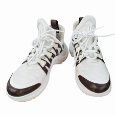 Louis Vuitton LV Skate Sneaker (Replica / Not Authentic) — White Monogram Trainer — listing 6