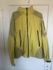 Vintage Columbia Sportswear Omni-Tech Titanium Yellow & Gray Ski/Shell Jacket, Men's Large — listing 5