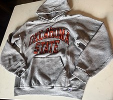 Russell Athletic Oklahoma State University Cowboys OSU T-Shirt, Grey and Orange, Size M, listing 5