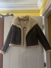 Arizona Jean Company Men's Faux Leather Bomber Jacket, Brown, Size XL — listing 6
